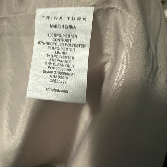 Trina Trurk Gold Sequin Sleeveless Dress - Picture 9 of 9